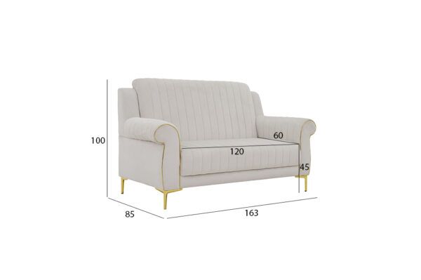 ANZARAH SOFA 2-SEATER - Image 3
