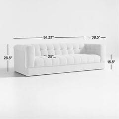 Chiltern Camel Brown Velvet 4 seater Sofa 280 cm - Image 4