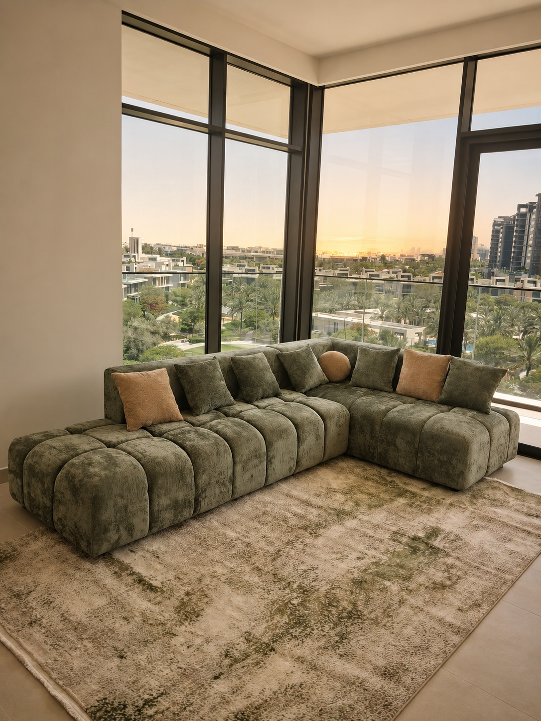 Luxury Modular L-Shape Sofa - Customize Color - Image 2