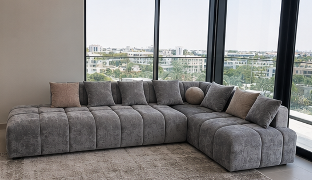 Luxury Modular L-Shape Sofa – Customize Color - Image 2